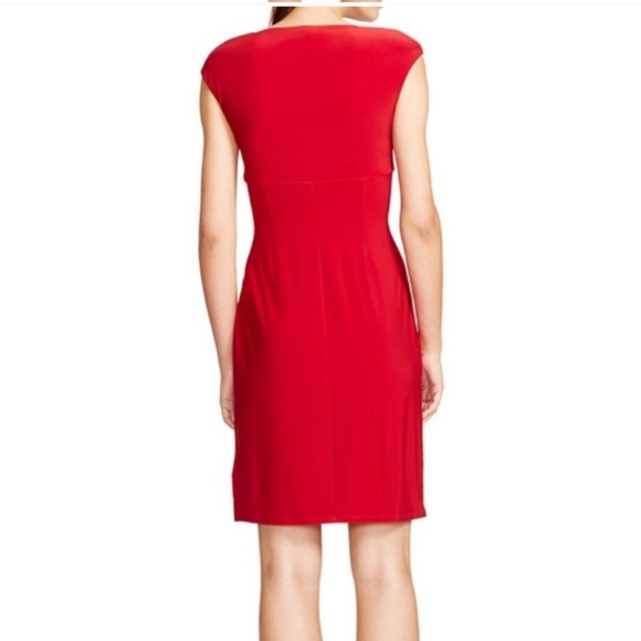 Ralph Lauren Adera Dark Red dress size 2 - Picture 2 of 7